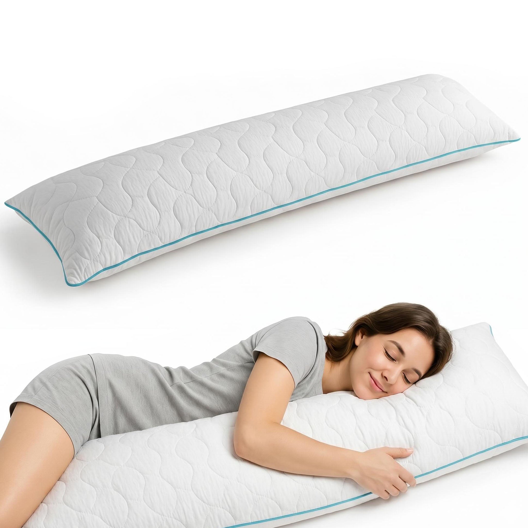 Cuscino per chi dorme sul fianco Vital-Dream incl. fodera